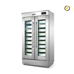 Room Temp.~60℃14-16 trays 2 doors Electric Tempered Glass Door Proofer
