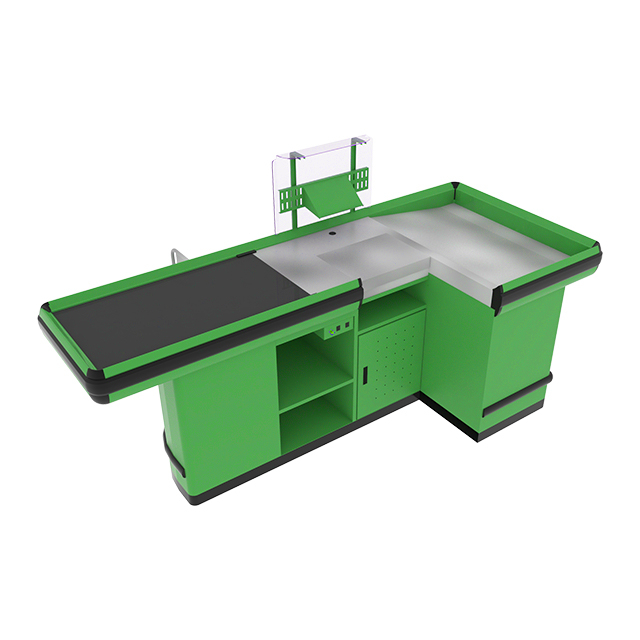 Checkout Counter with Conveyor Belt And Platform - Buy Left & Right ...