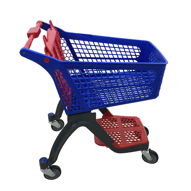 2018 July New plastic shopping cart P-12A120L