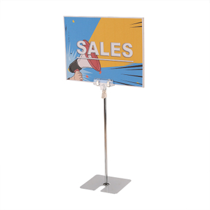 Clip Table Top Sign Holder
