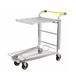 Supermarket Heavy Duty Transporter Warehouse Platform Cart
