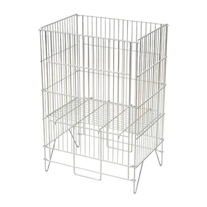 square wire dump bin