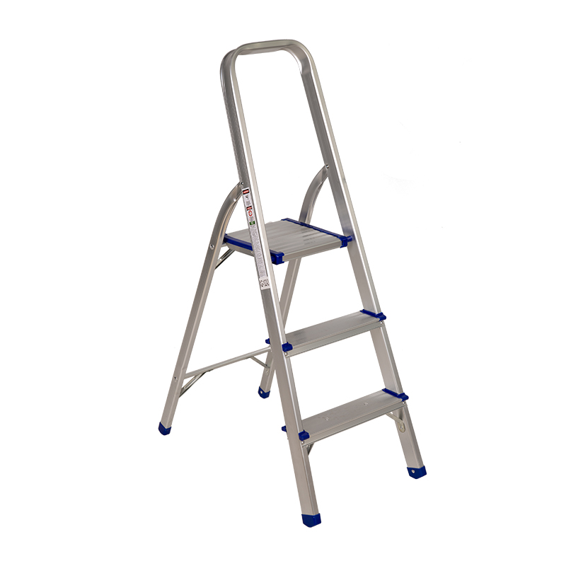 Foldable 3 Step Aluminum Ladder