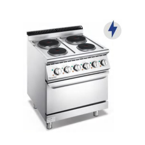 Electric Little Size 4-Hot Plate Cooker with Oven