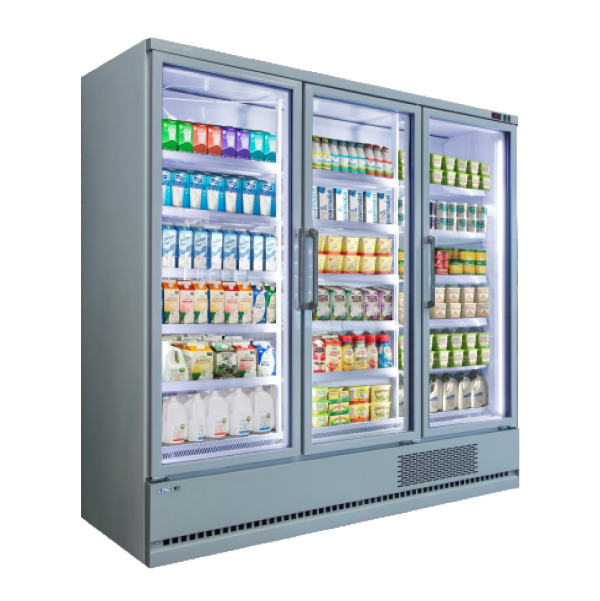 Plug-in Vertical Multi-deck Daily Refrigerated -1~7℃ Chiller with Glass ...