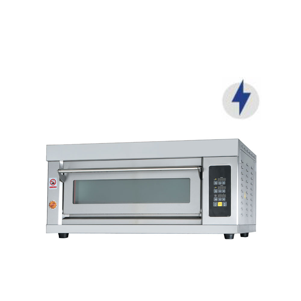 Commercial 1 Deck 2 Tray Electric Economic Deck Oven