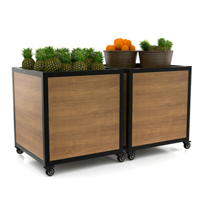 Height Adjustable Fruit And Vegetable Display Stand