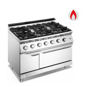 700 Series 6-Burner Gas Cooking Range With Oven