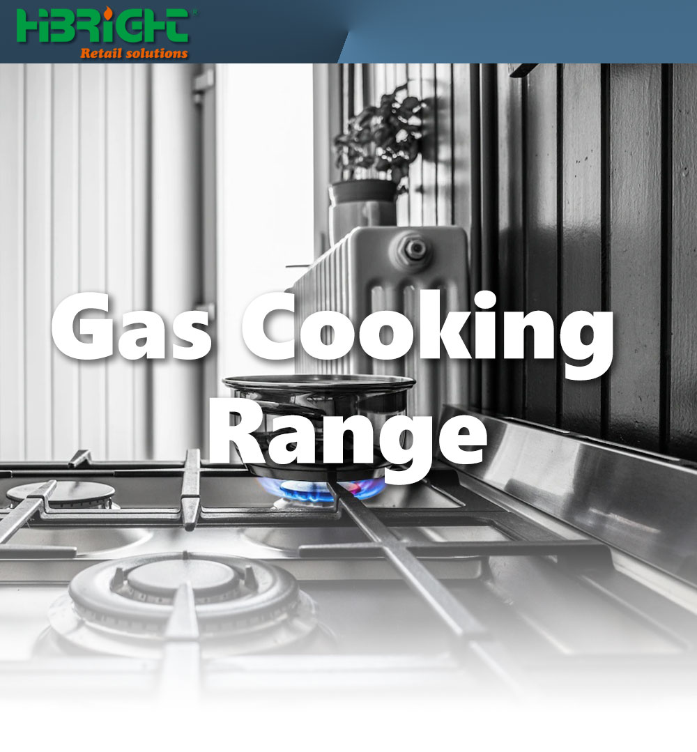 900 Series 4Burner Gas Cooking Range With Oven